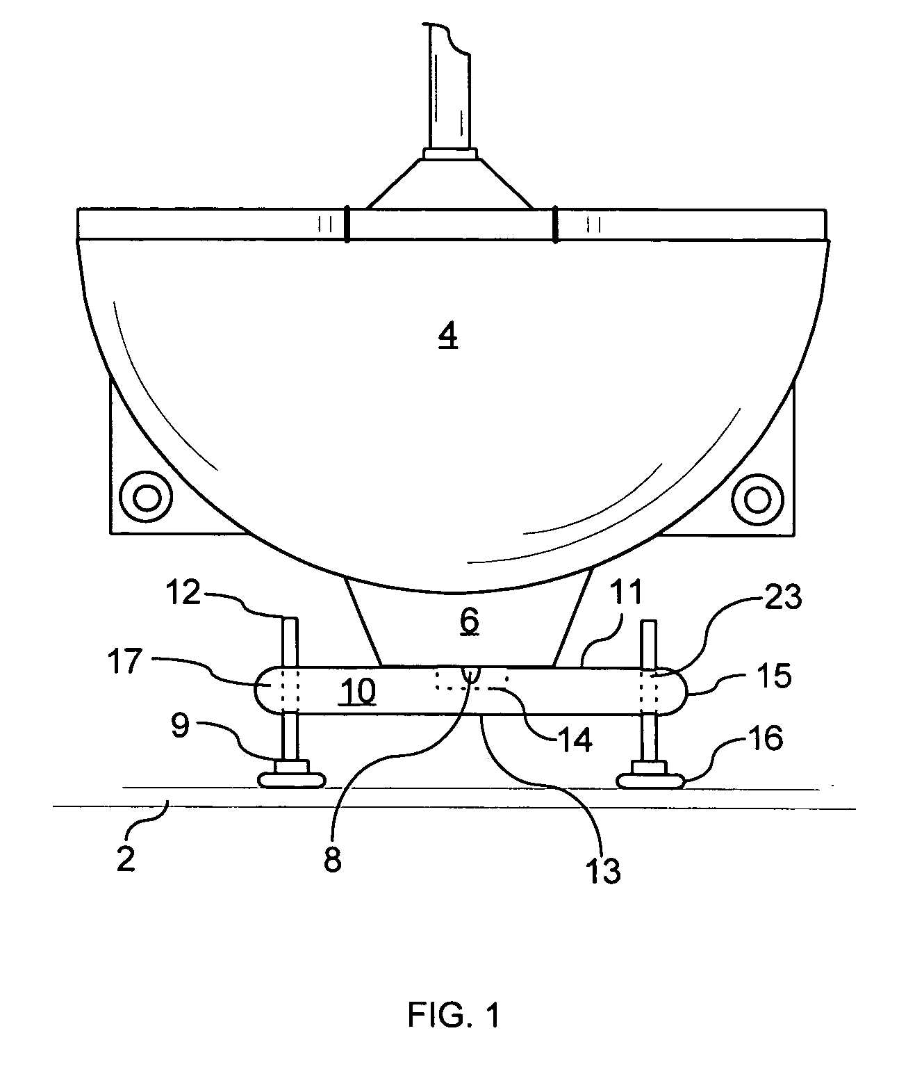 Support for wall mounted toilets