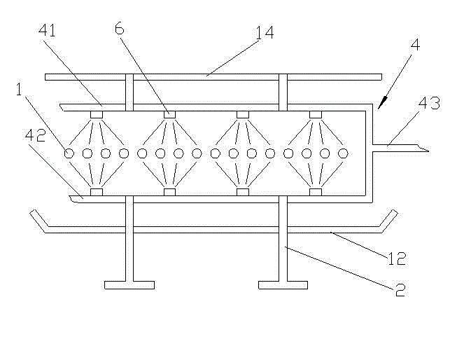 Comprehensive warp lubricating device