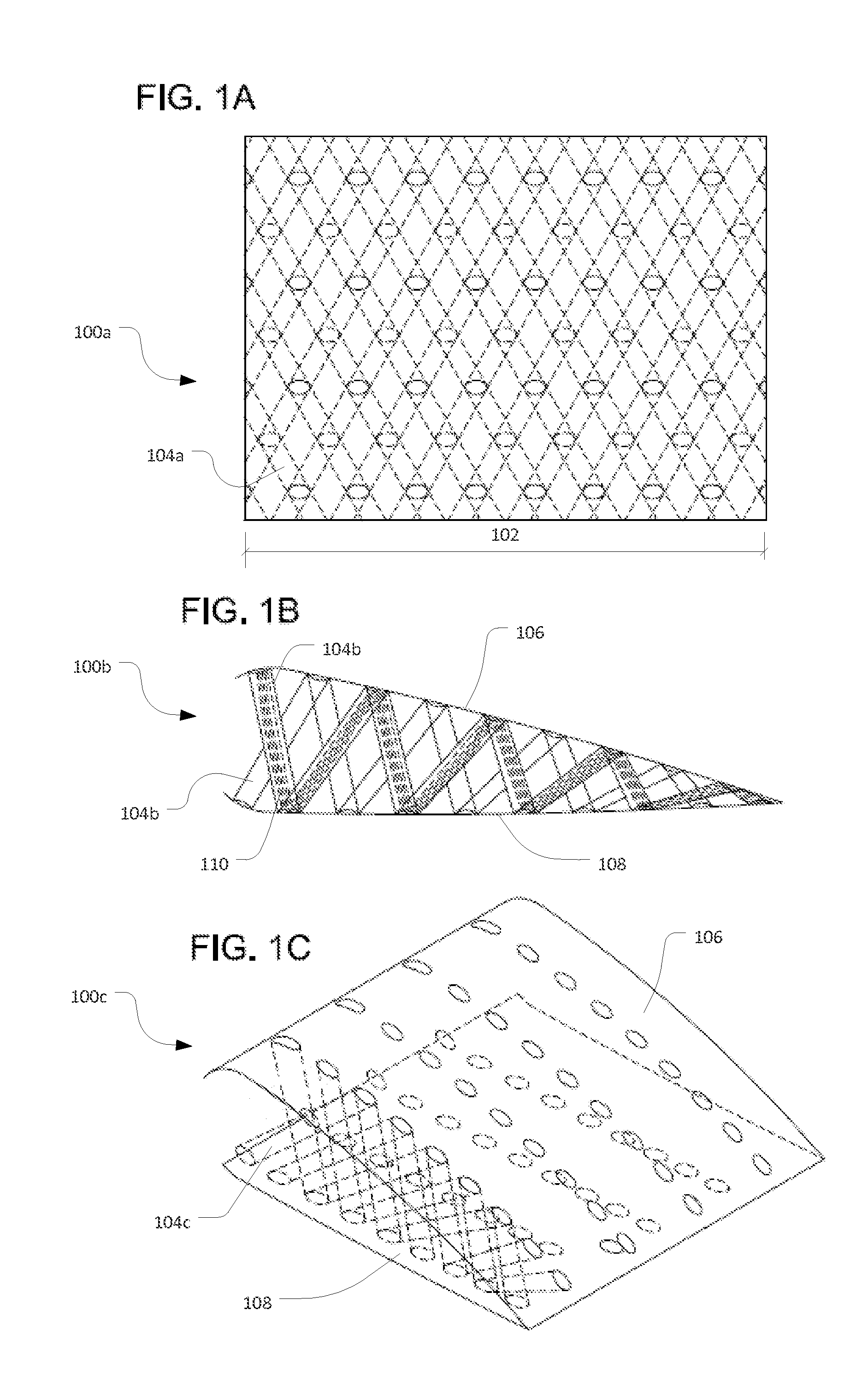 Lightweight composite lattice structures