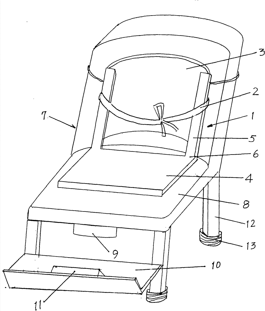 Rehabilitation device for intervertebral disc protrusion by biological method