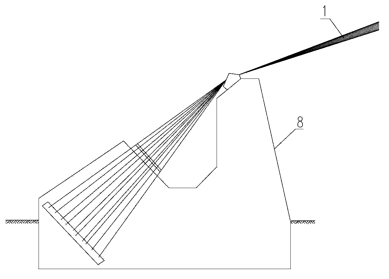 Extra-large-span suspension bridge with single-leaf hyperboloid space cable network main cable and its construction method