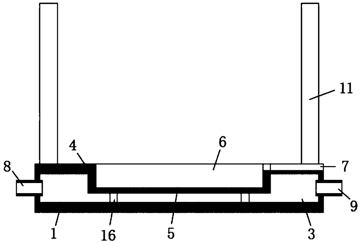 Plastic mould with cooling mechanism