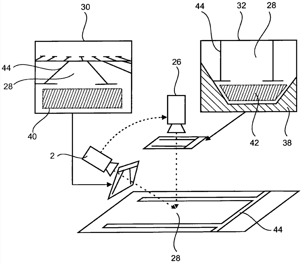 Image processing method for vehicle-mounted camera and corresponding processing device