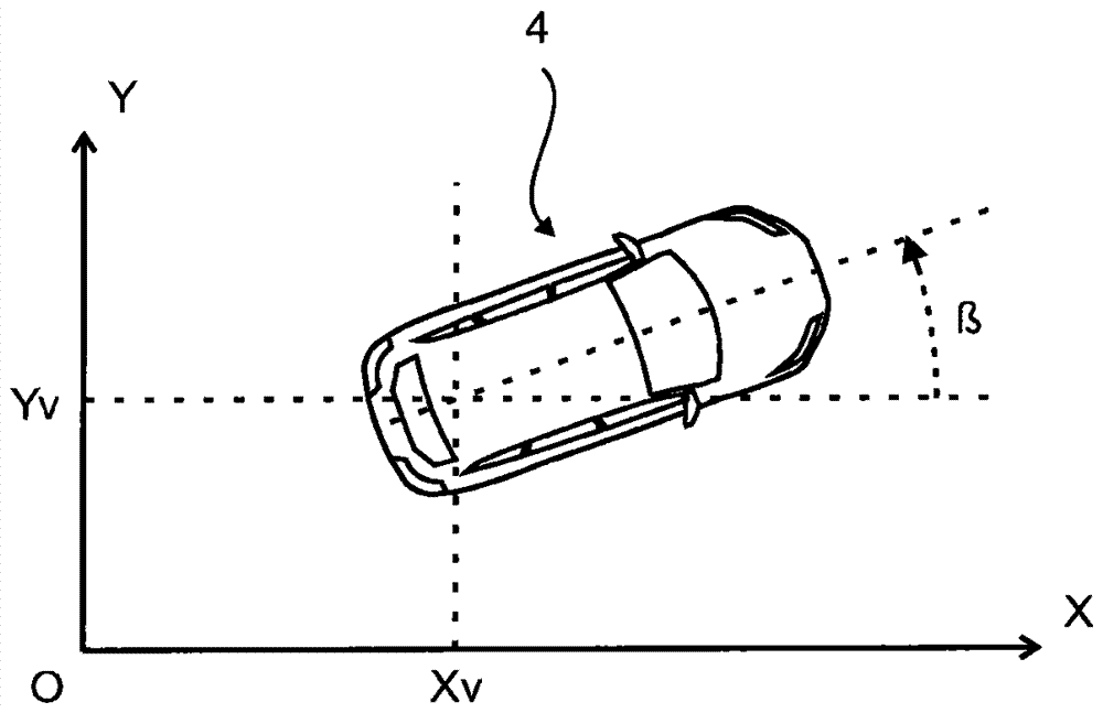 Image processing method for vehicle-mounted camera and corresponding processing device