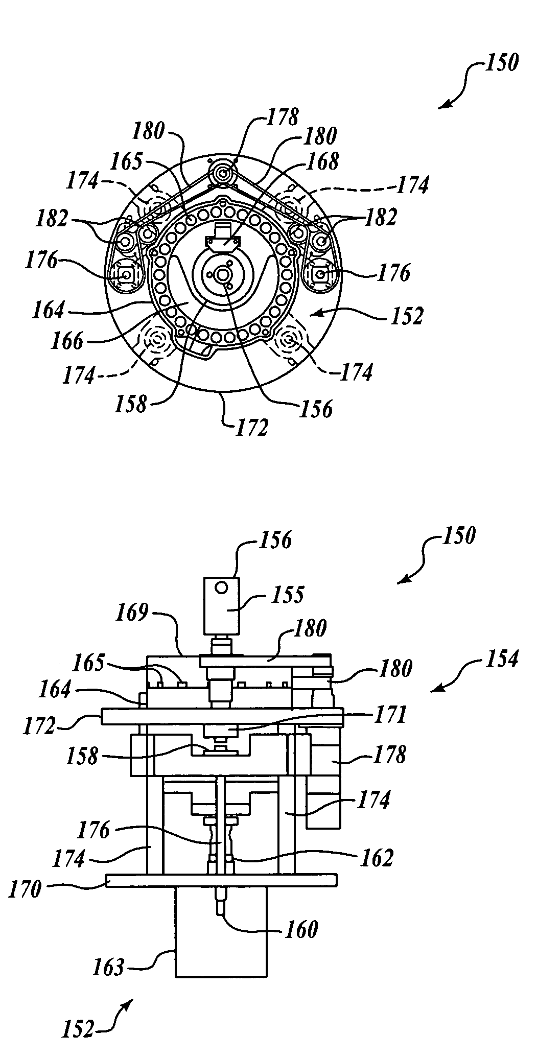Apparatus and methods for servo-controlled manufacturing operations