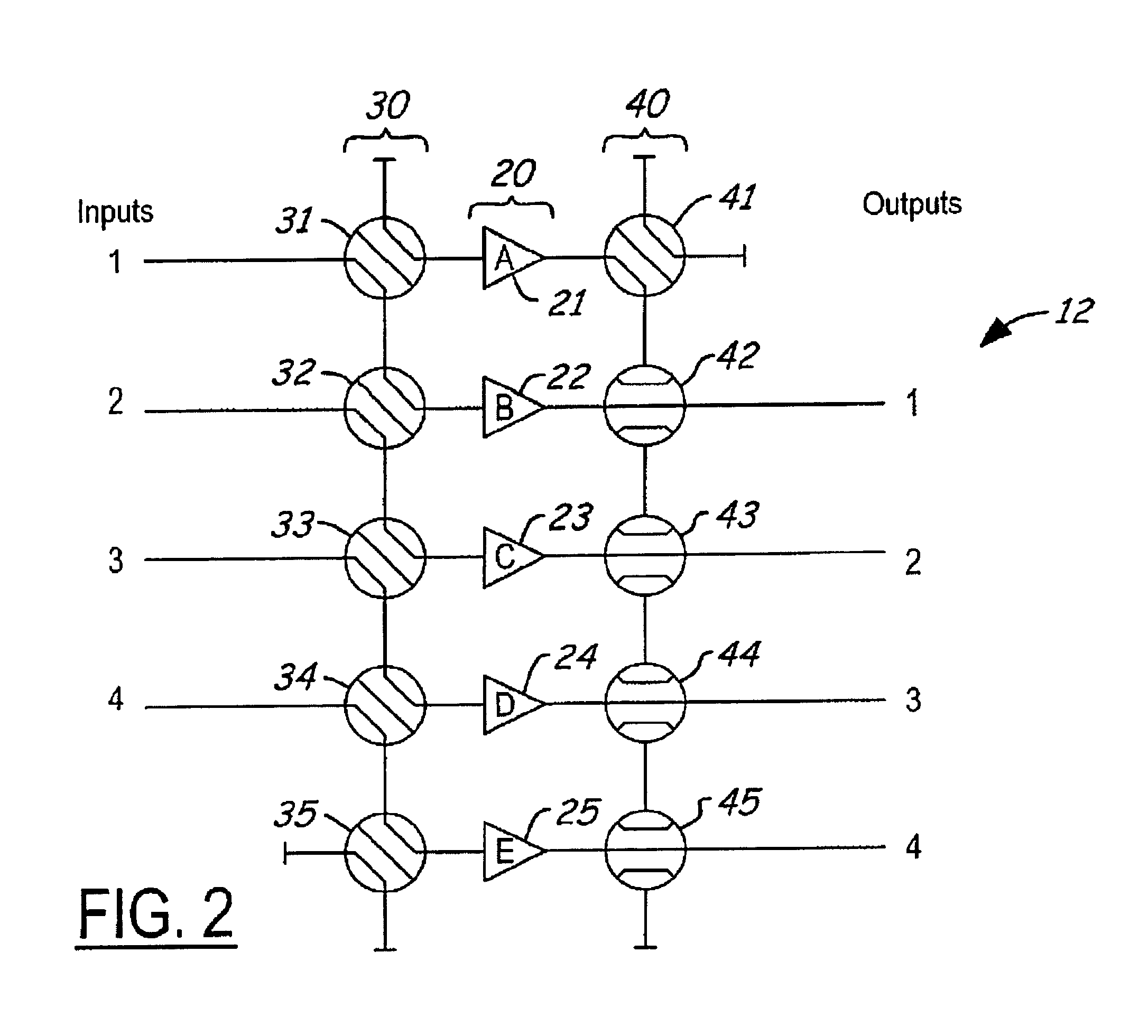 Gain and phase balanced amplifier redundancy system