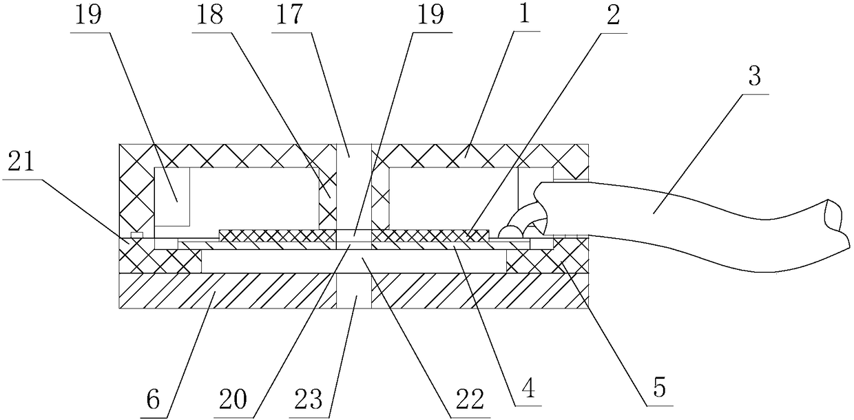 Graphene far-infrared warm acupuncture device and application device thereof