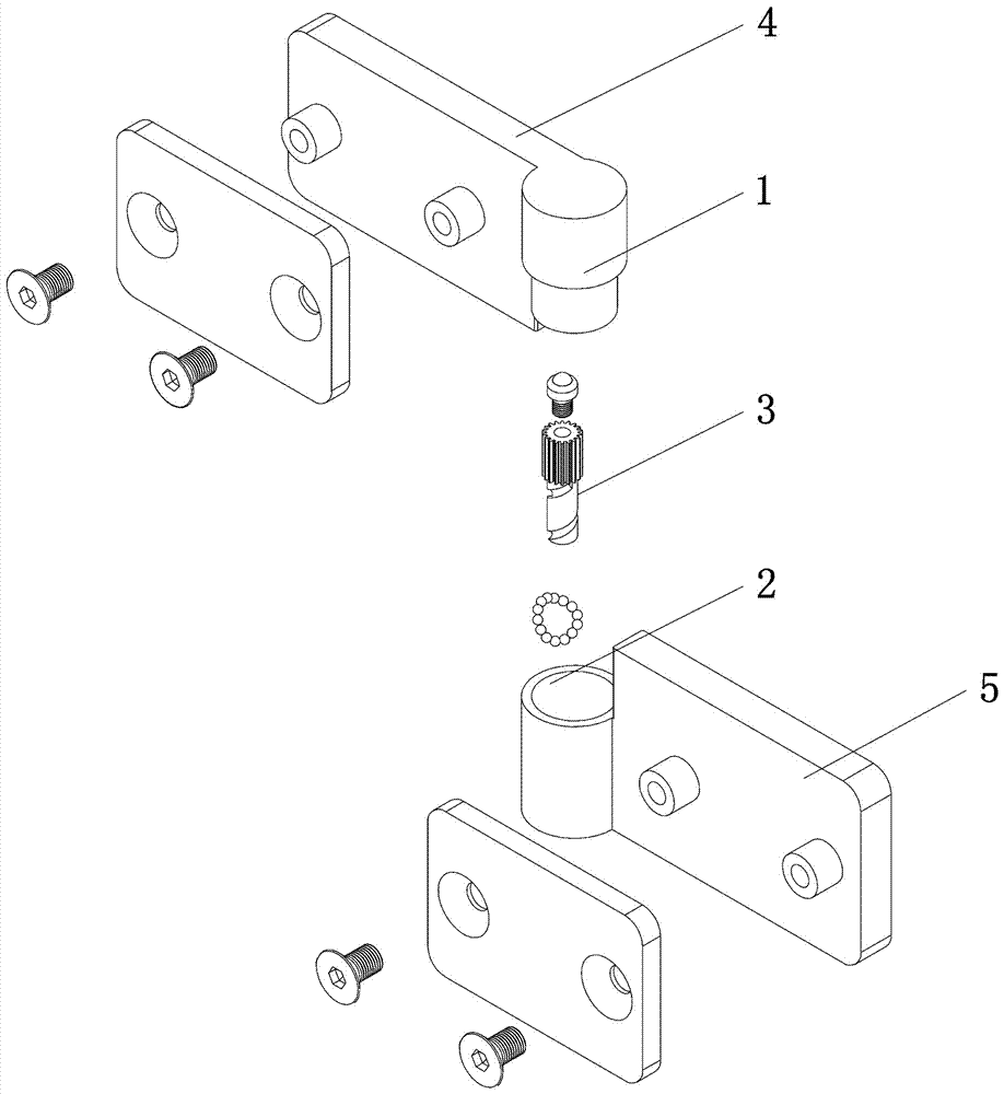 Lifting hinge structure