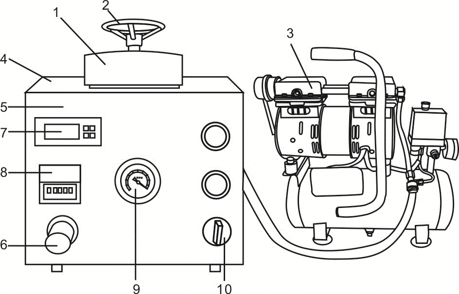 Safety pressurizing defoamer for mobile phone