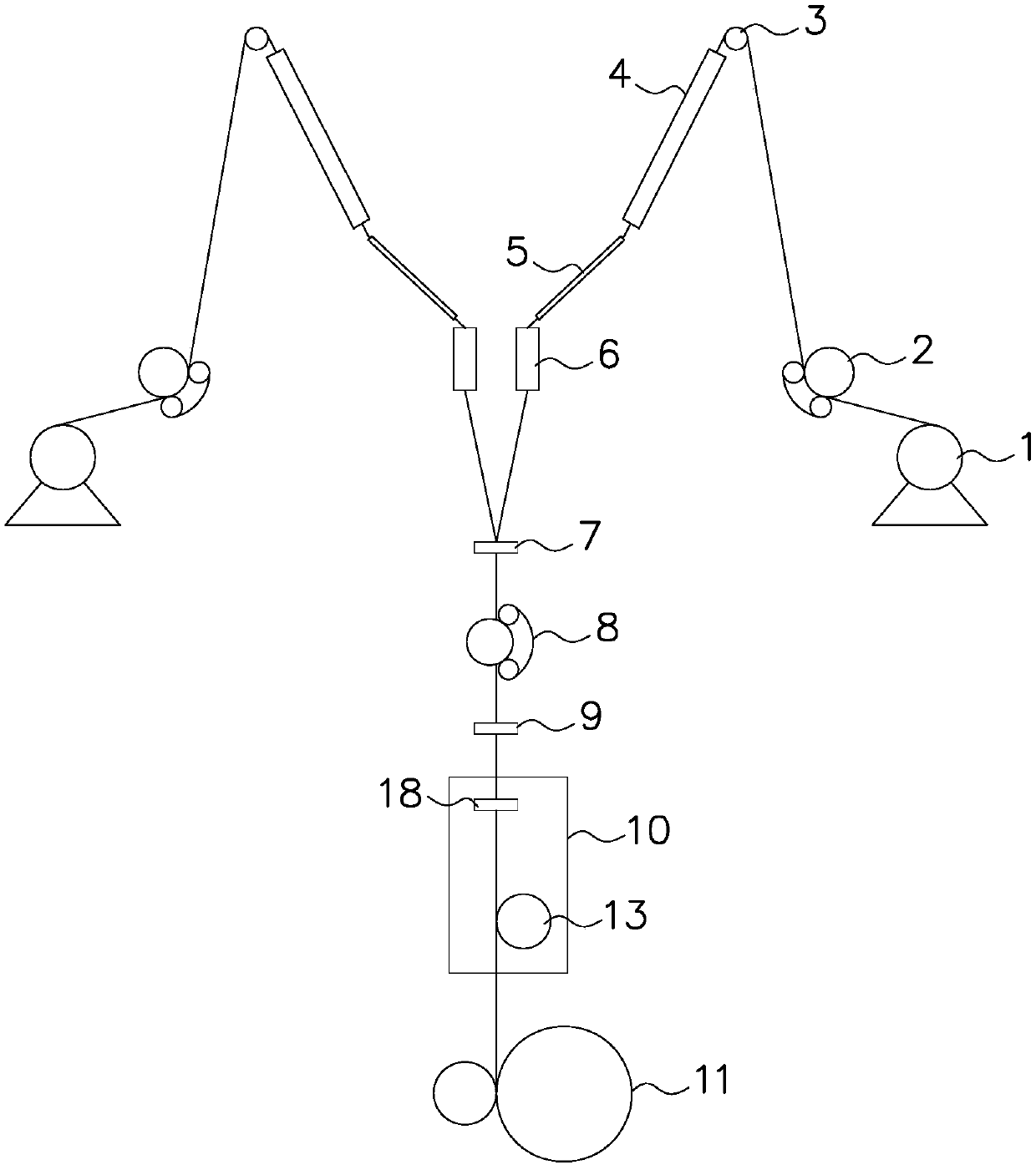 Plied oilless nylon 6 DTY (draw textured yarn), production technique thereof and draw-texturing machine to implement production technique