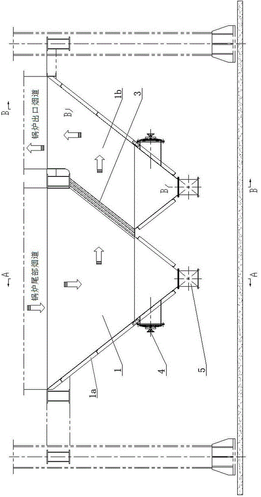 Irregular ash falling device