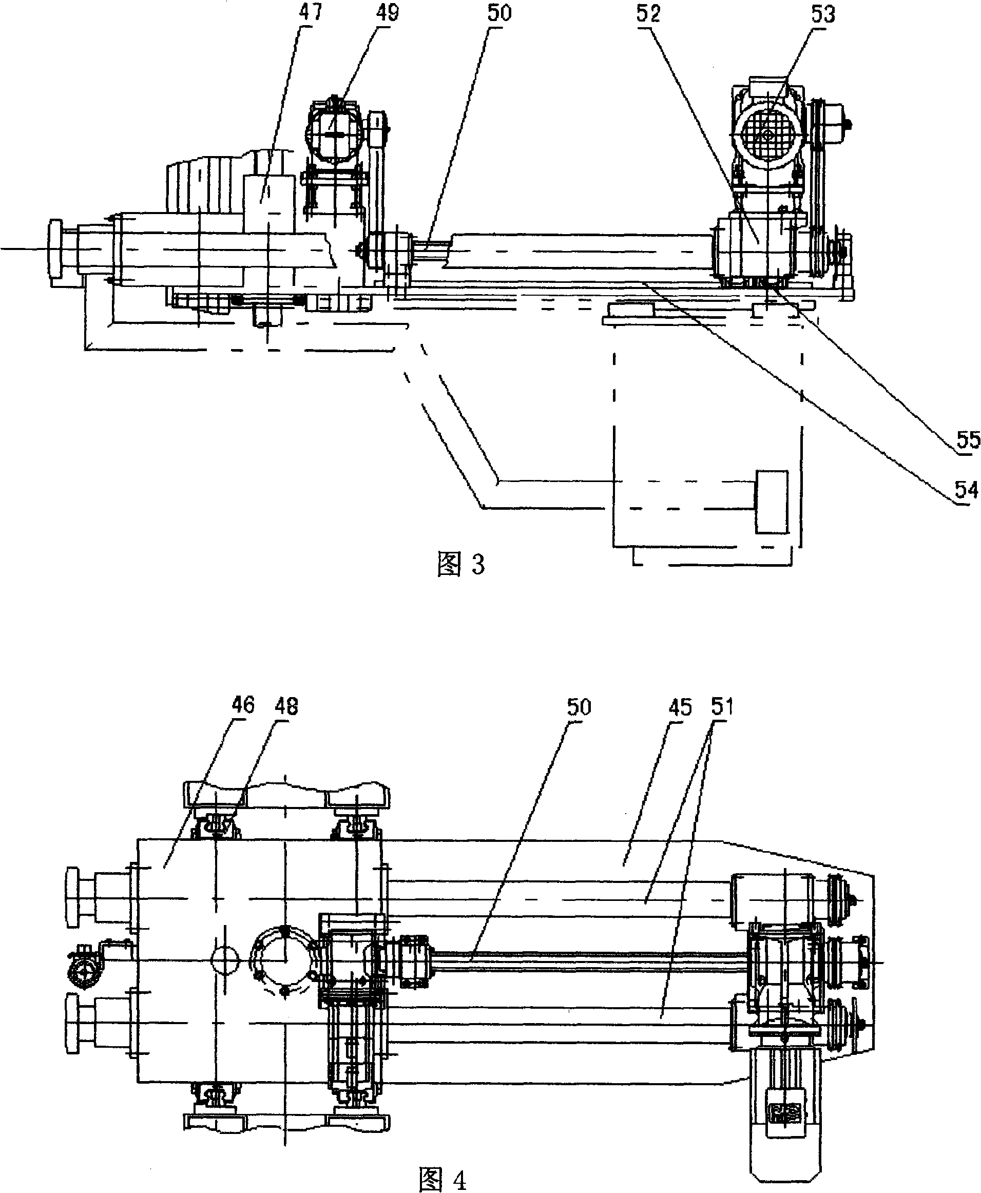 X-ray detection machine for giant engineering tyres