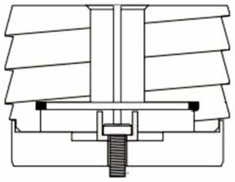 Hydraulic clamp for electro-hydraulic servo fatigue testing machine