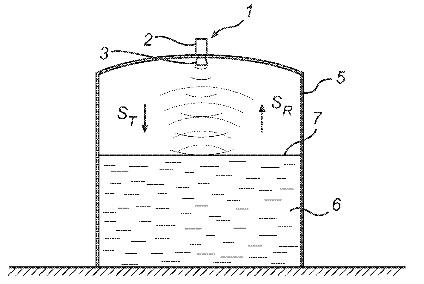 Radar level gauge system with leakage detection