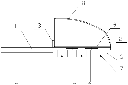 Novel table tennis training table