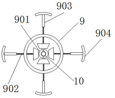 High-power asynchronous motor rotor capable of adjusting magnitude of interference of retaining ring