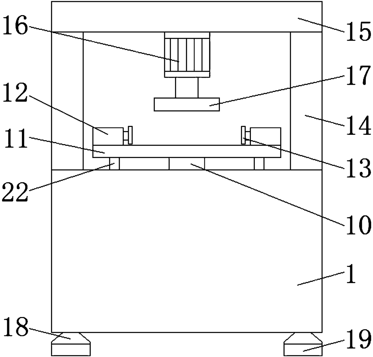 Polishing device for production of robots