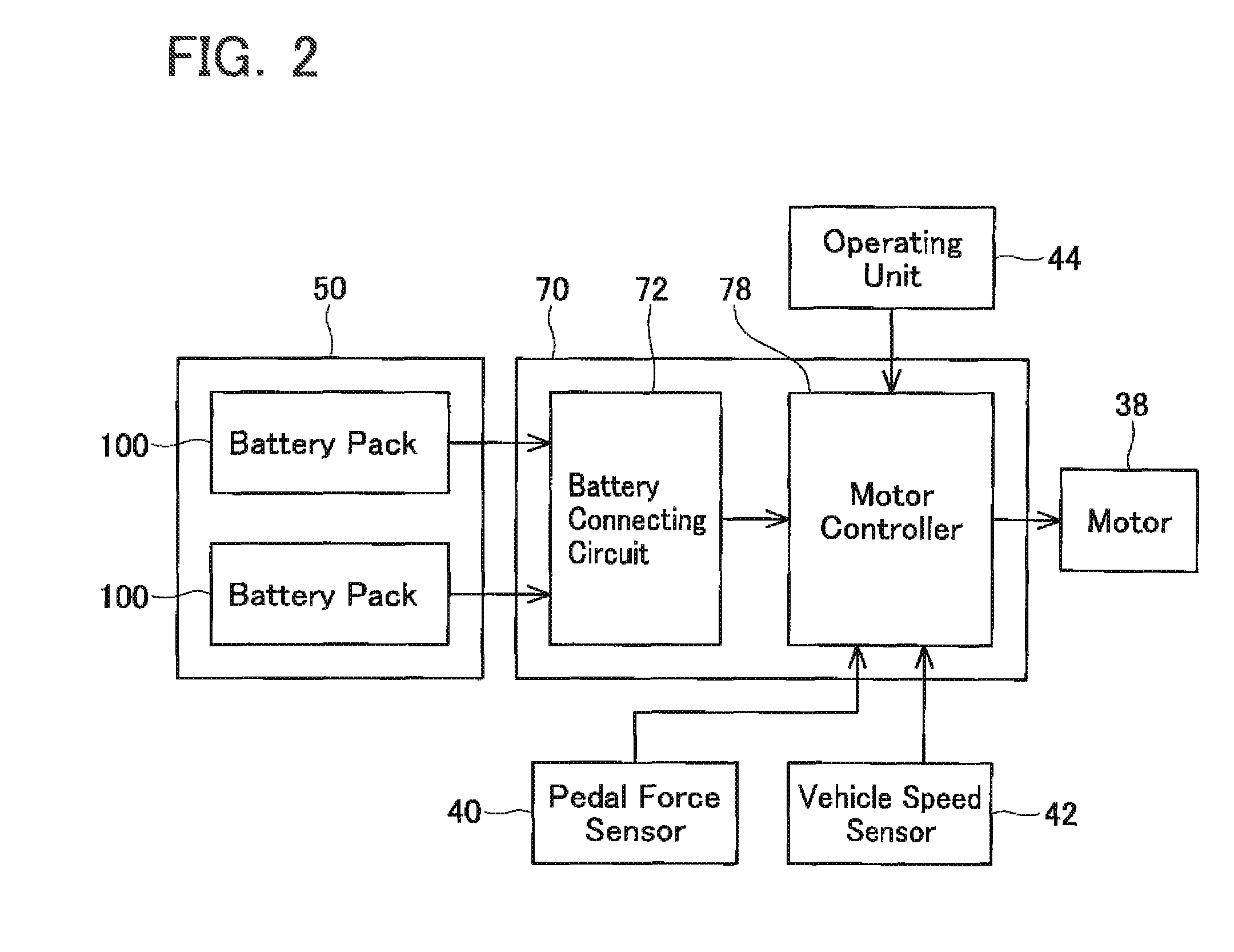 Electric wheeled apparatus powered by battery packs