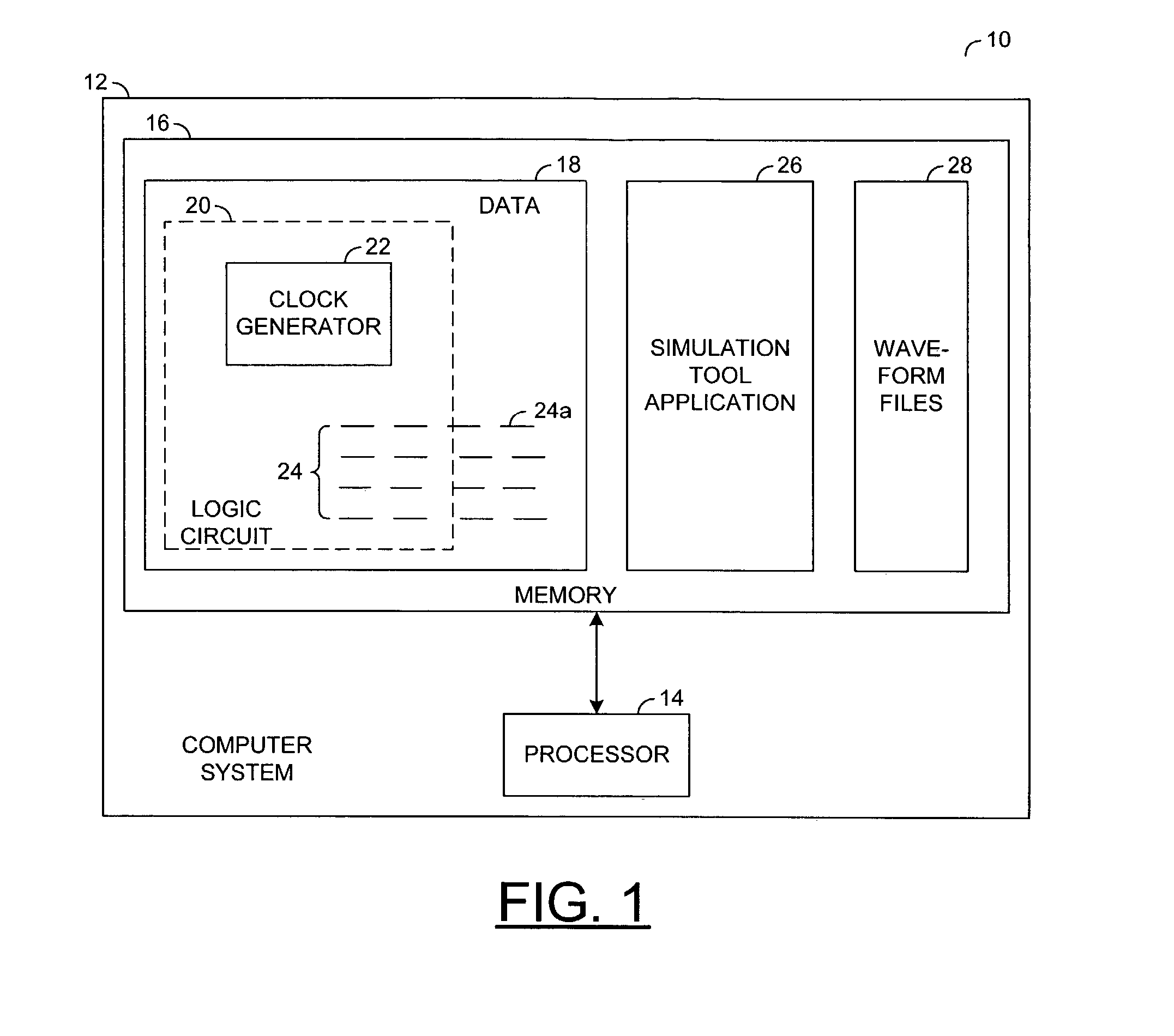 Recording and displaying logic circuit simulation waveforms