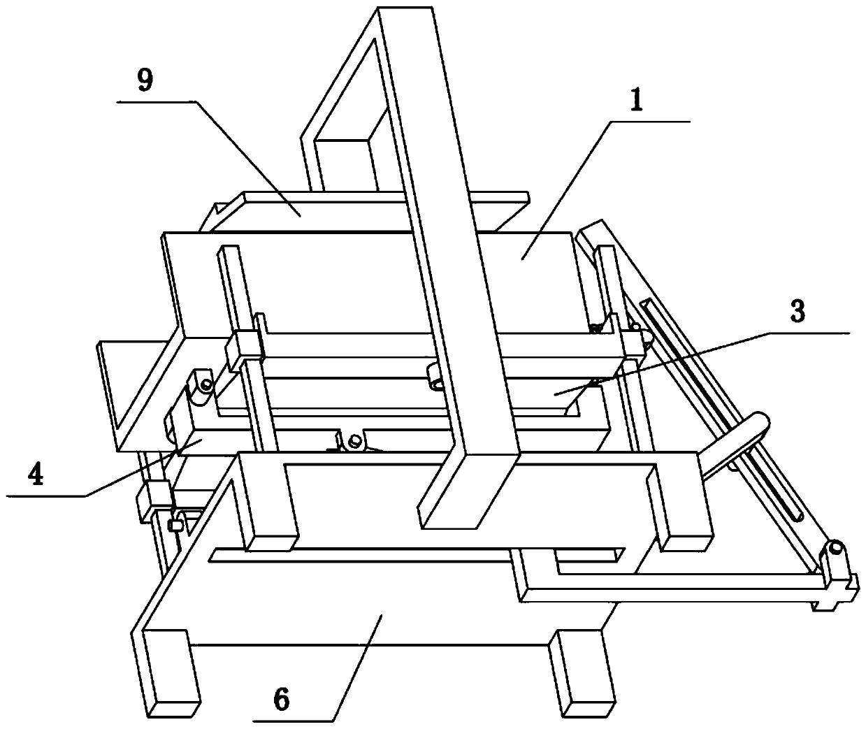 Device for compression treatment of industrial garbage