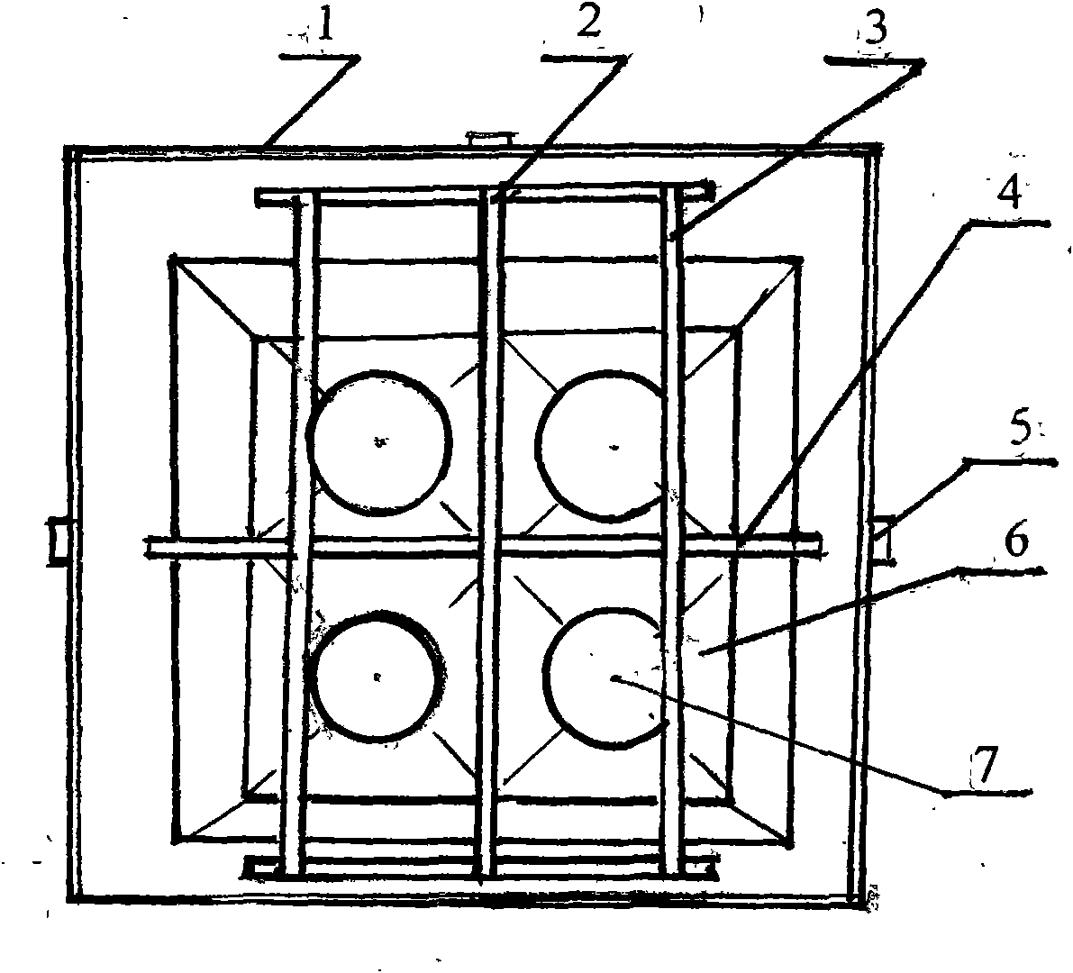 Feed hopper of novel corn thresher