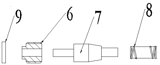 Quick replacement device for upper die of bending machine