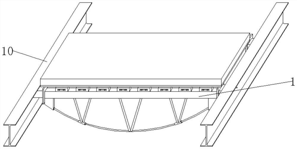 Stretch-draw string formwork support