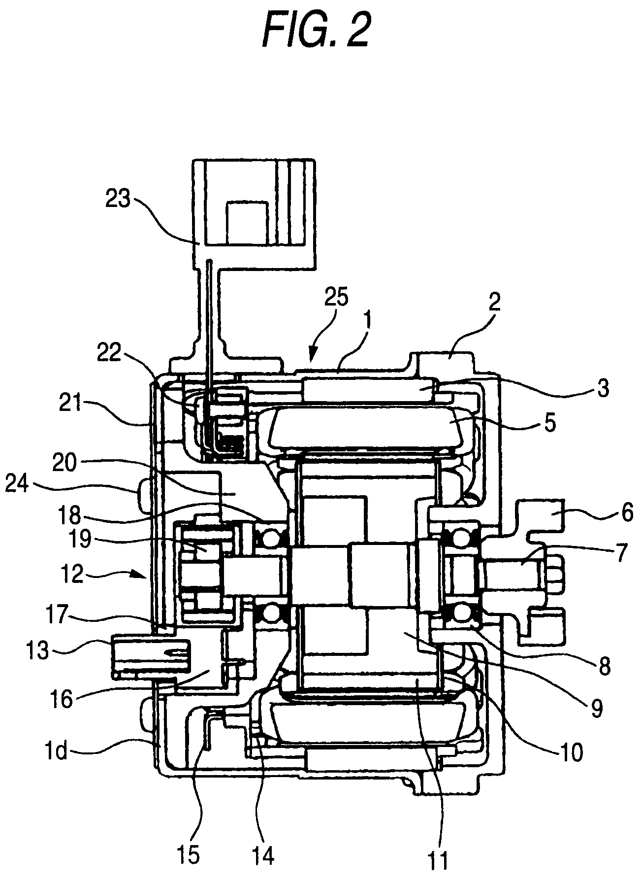 Brushless motor and electric power steering system