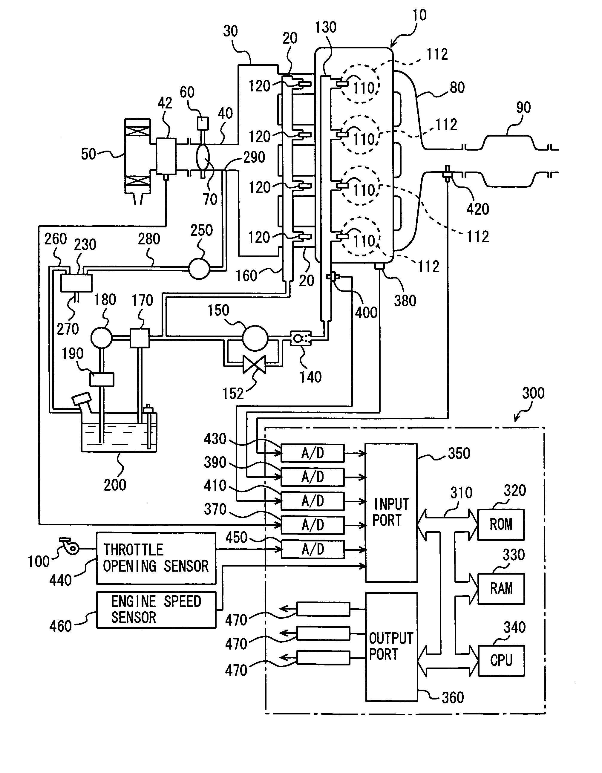 Control device of internal combustion engine