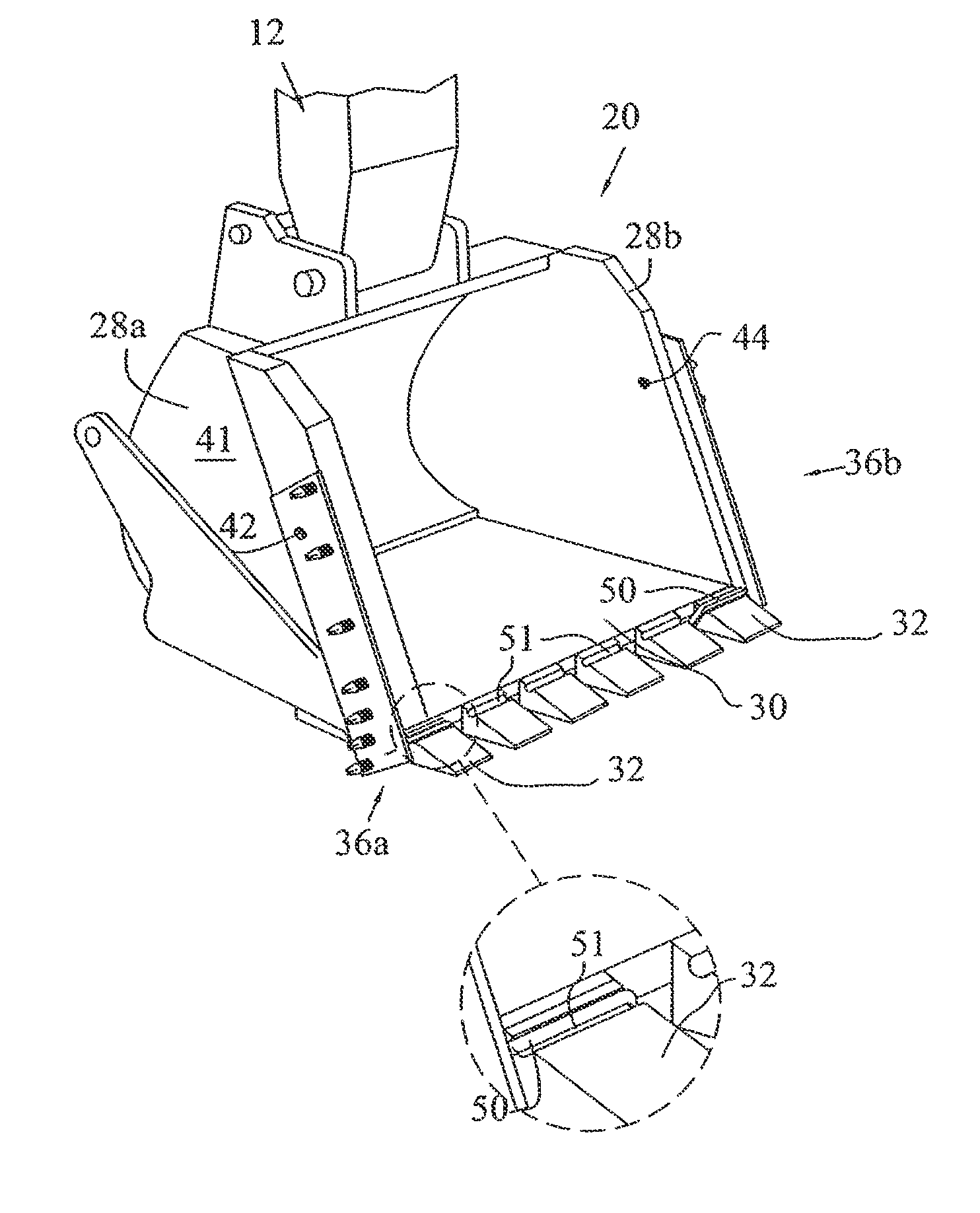 Trench wall ripper apparatus