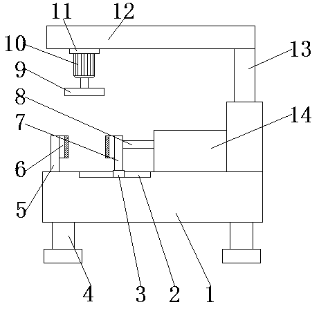 Polishing device for plastic product