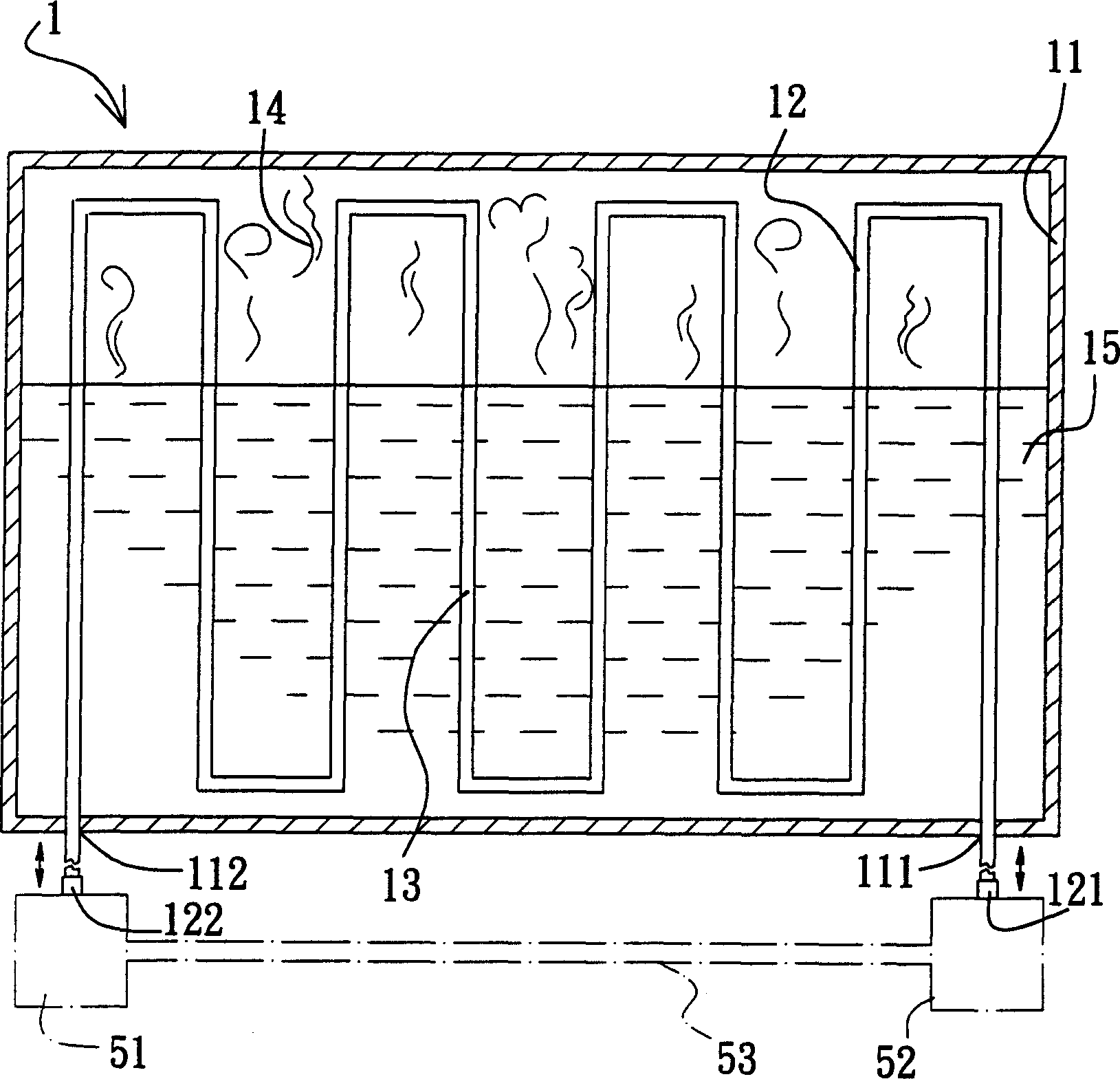 High density heat exchange duct device