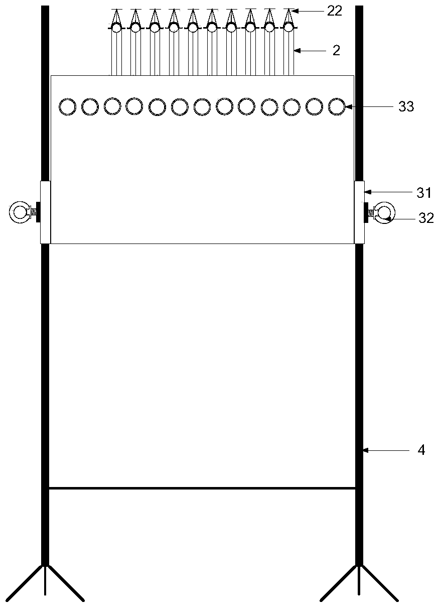 A flow guide device for measuring underwater jet noise by reverberation method