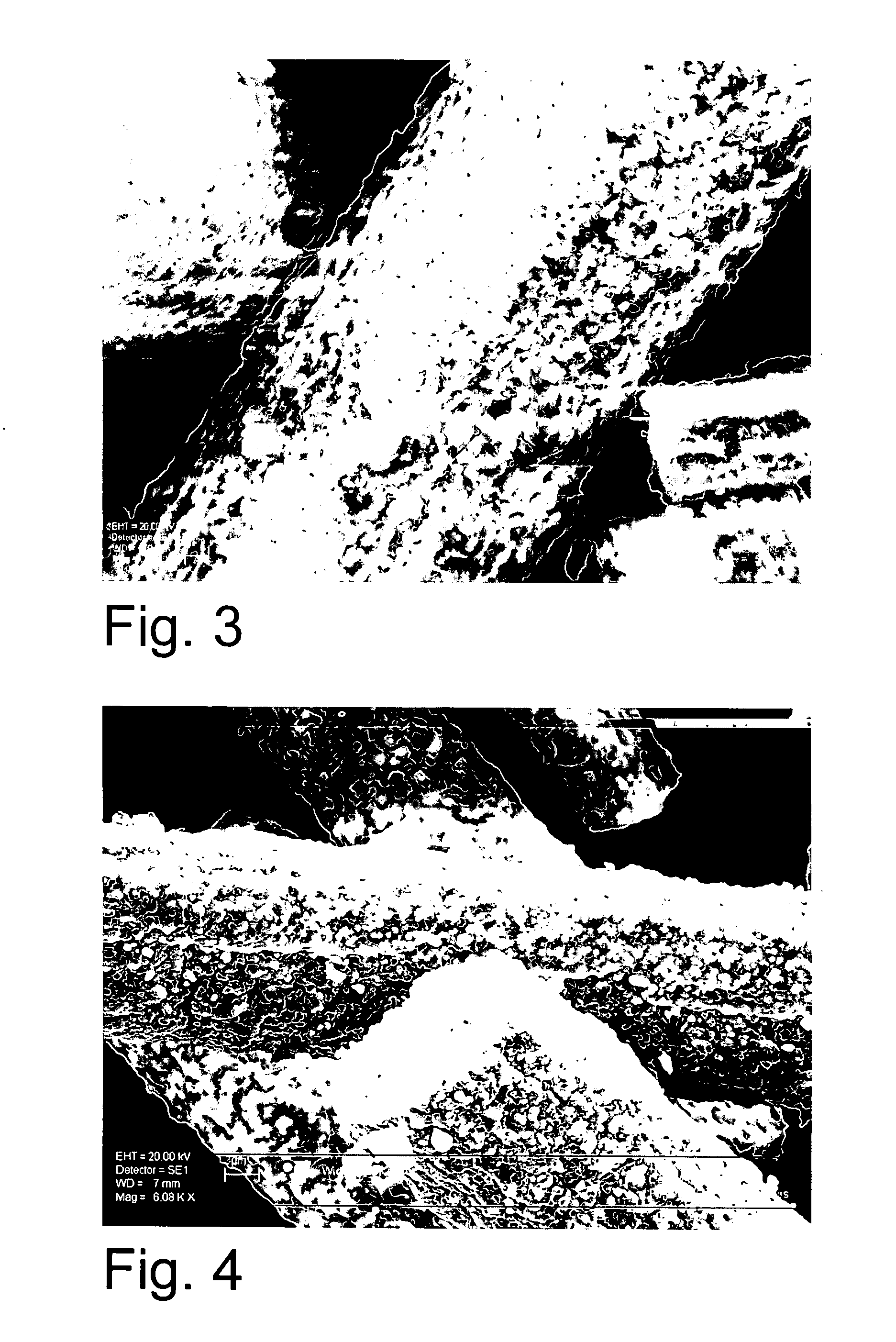 Bone cement having porous fiber reinforcement