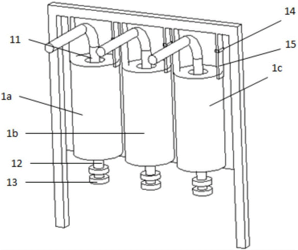 Pouring device for preparing foaming concrete