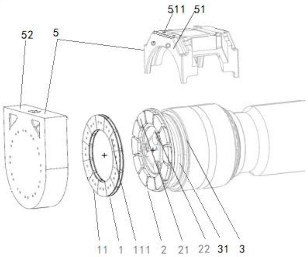 Shaft-end permanent magnet power generation device and bogie comprising same