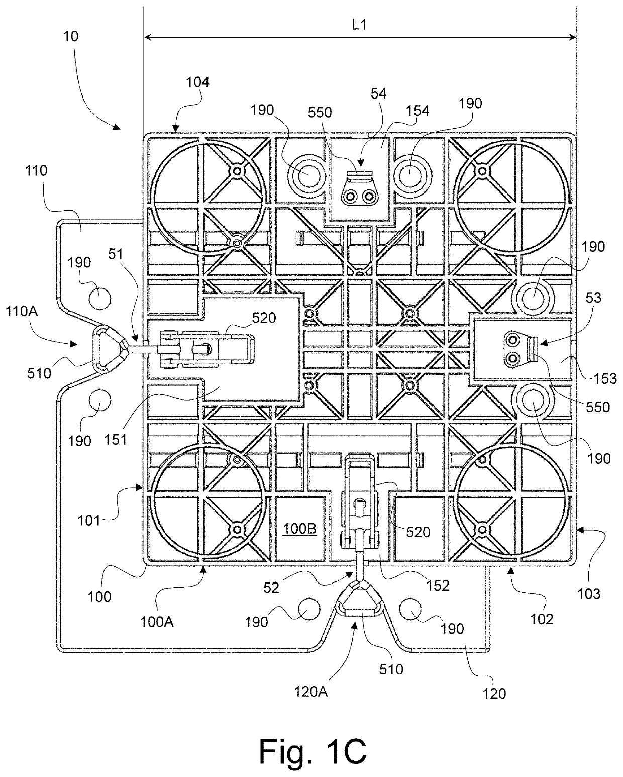 Assortment of pallet modules, and pallet assembly built of the same