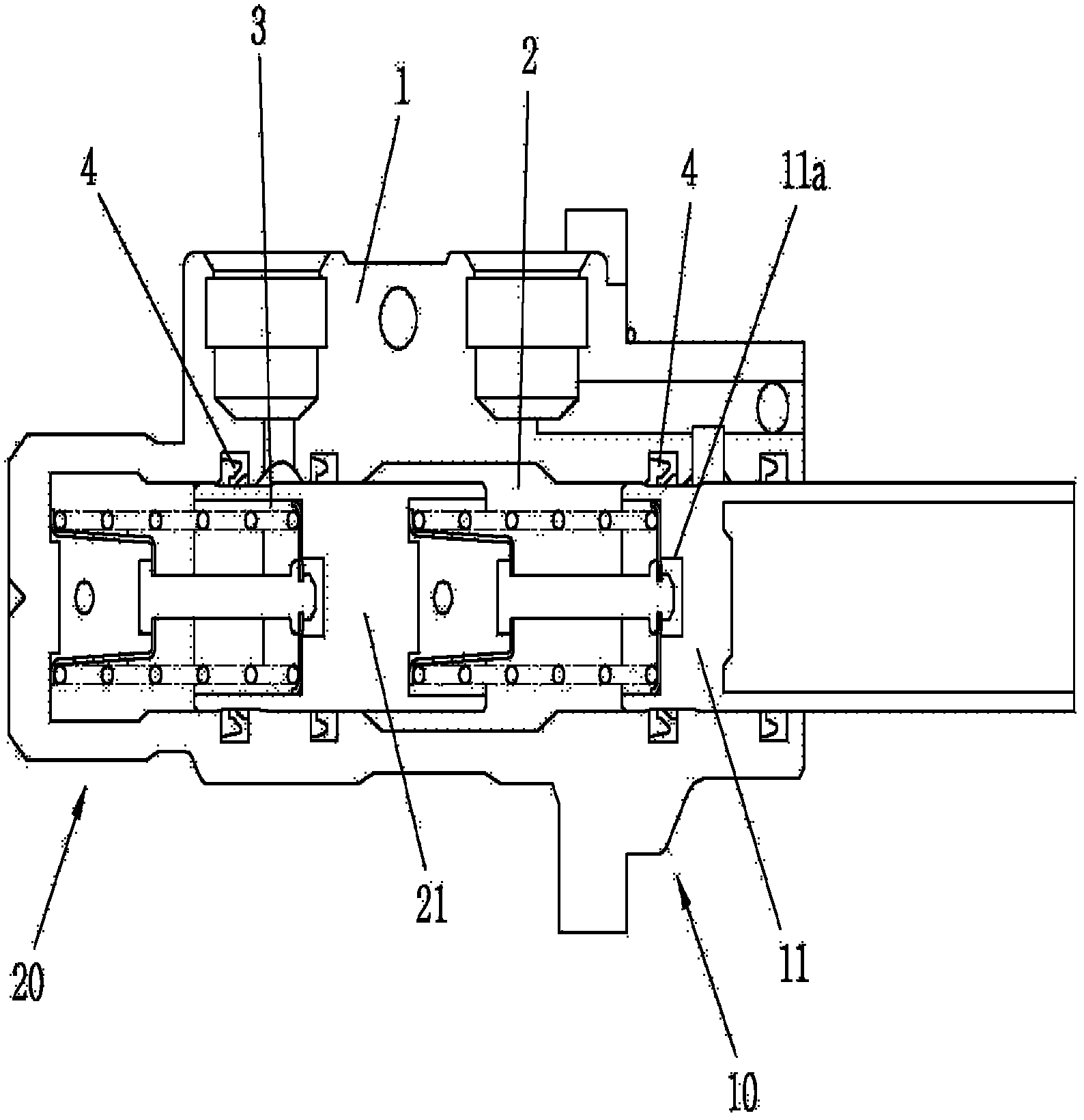 Plunger typed master cylinder