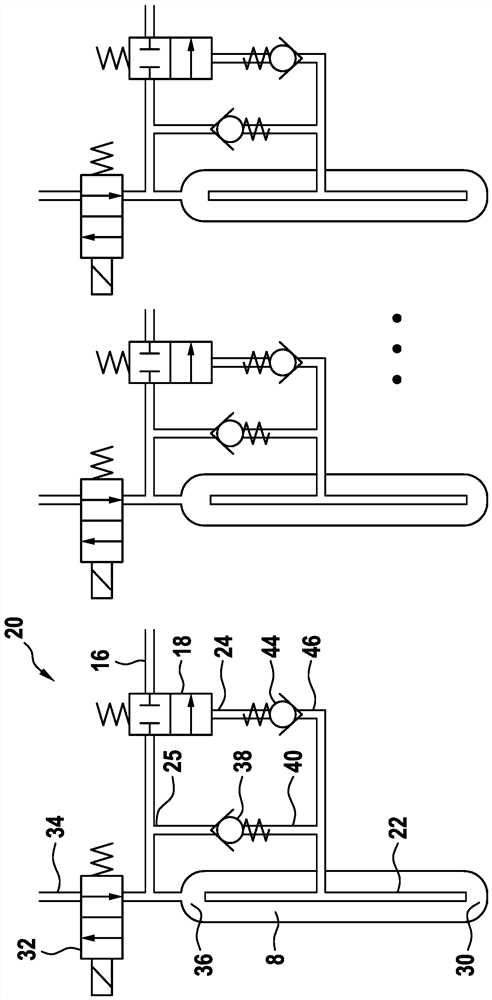 Device for the temperature pressure relief of a fuel tank