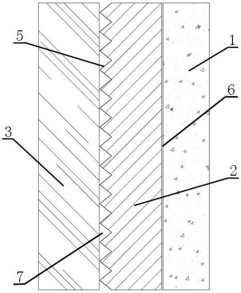 Composite multilayer crucible for beryllium aluminum alloy induction melting and preparation method thereof