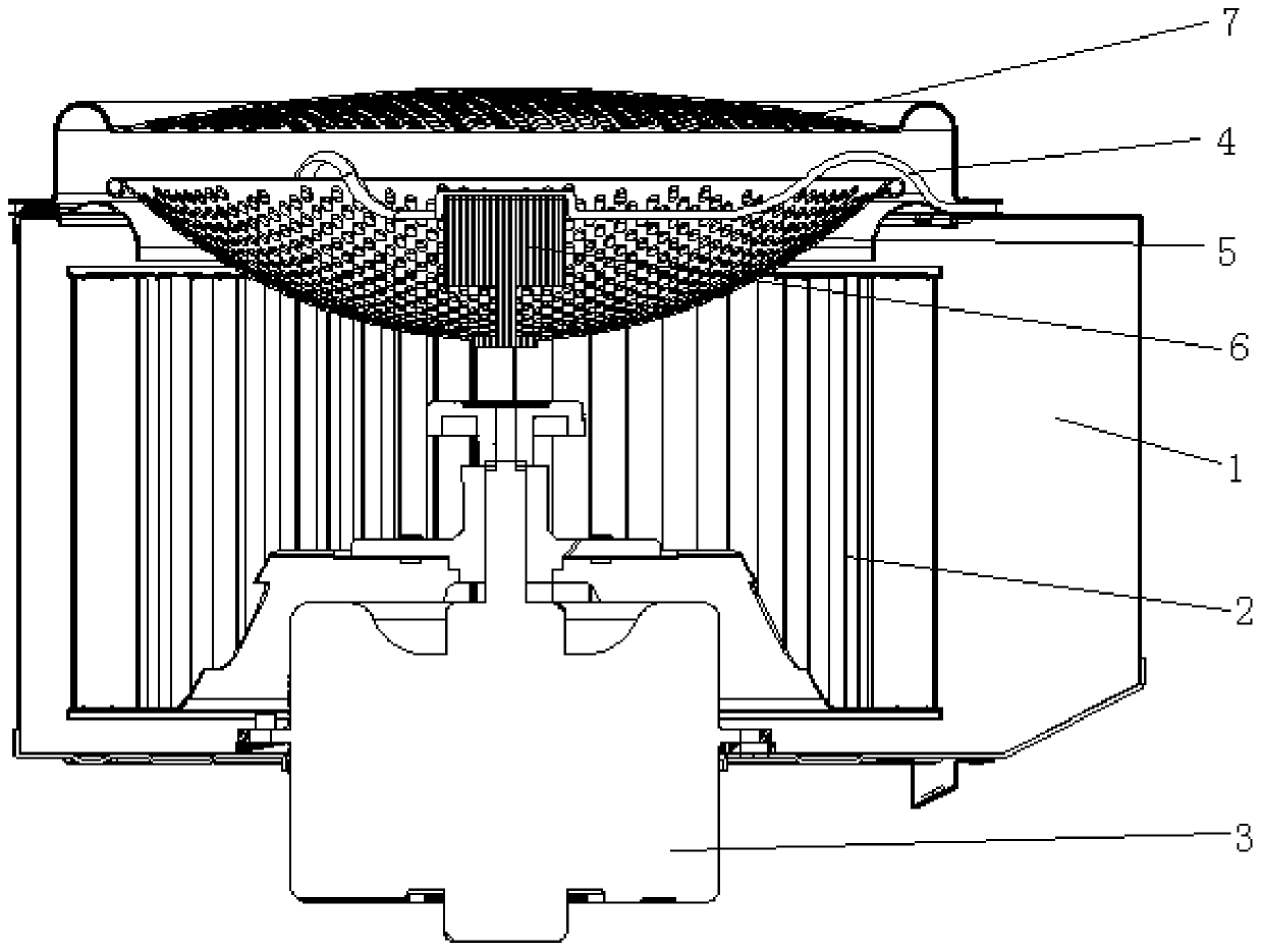 Air inlet system of range hood and range hood