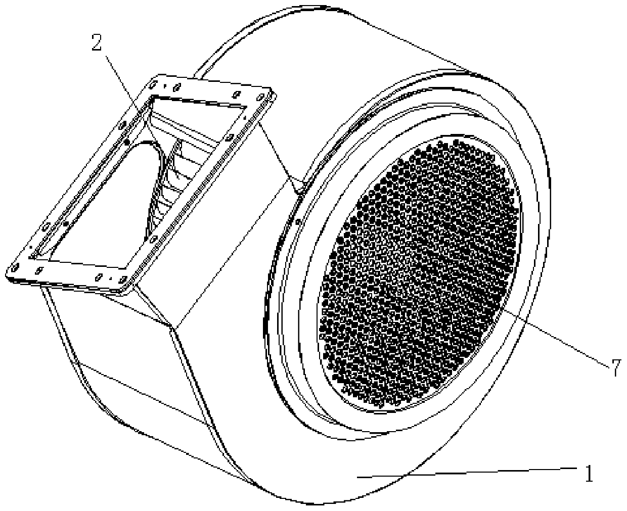 Air inlet system of range hood and range hood