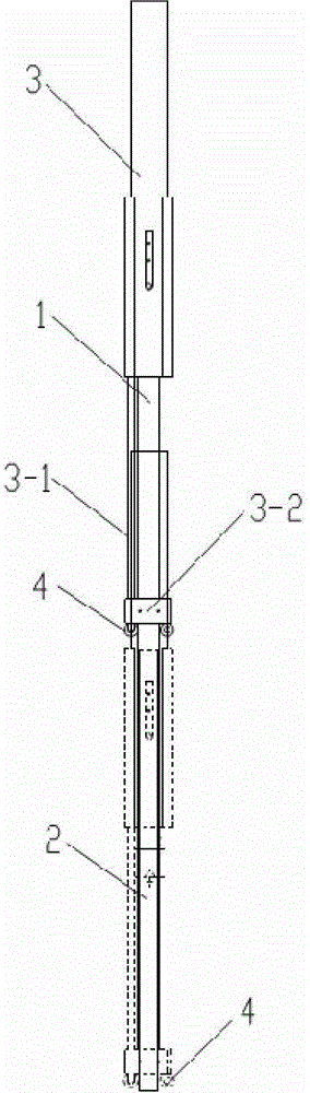 Double-faced mop provided with squeezing mechanism