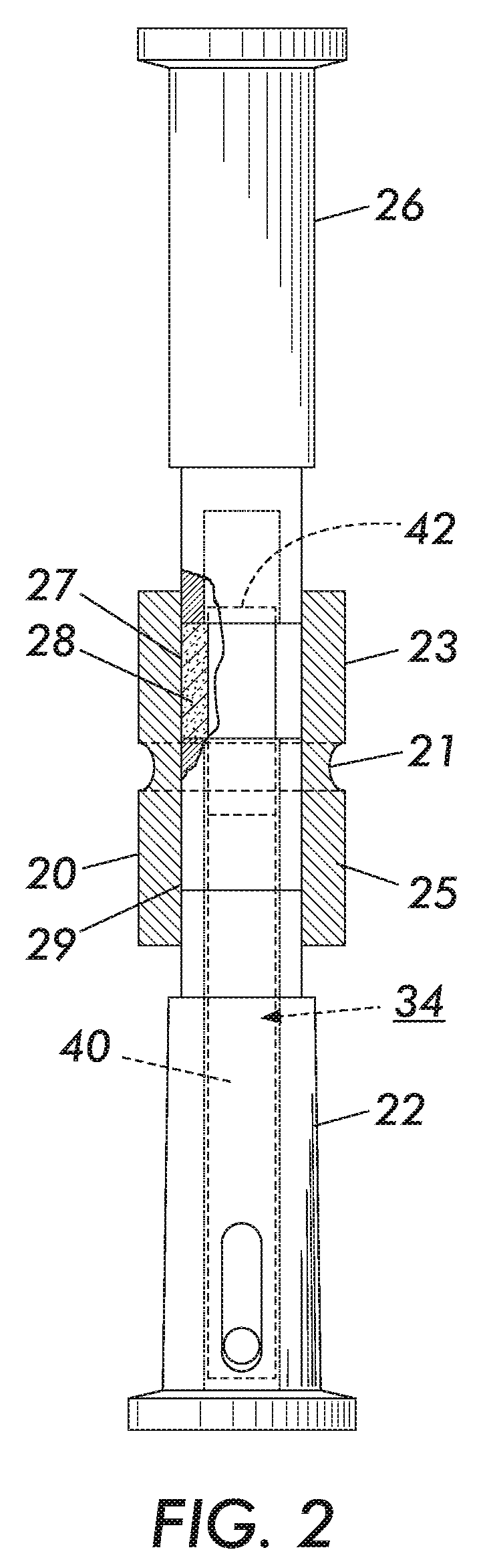 Ceramic center pin for compaction tooling and method for making same