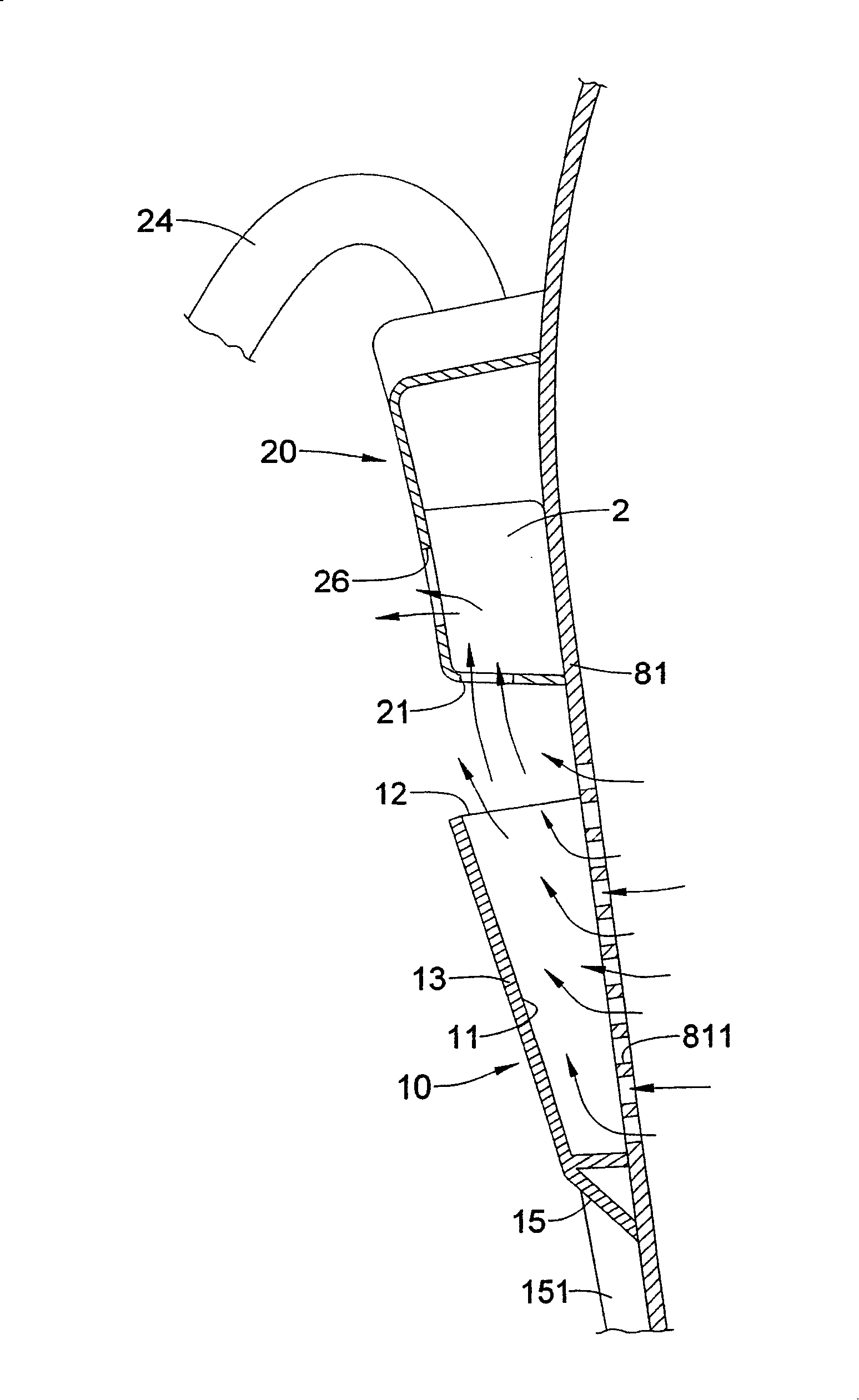 Motorcycle air cleaner air-collecting device