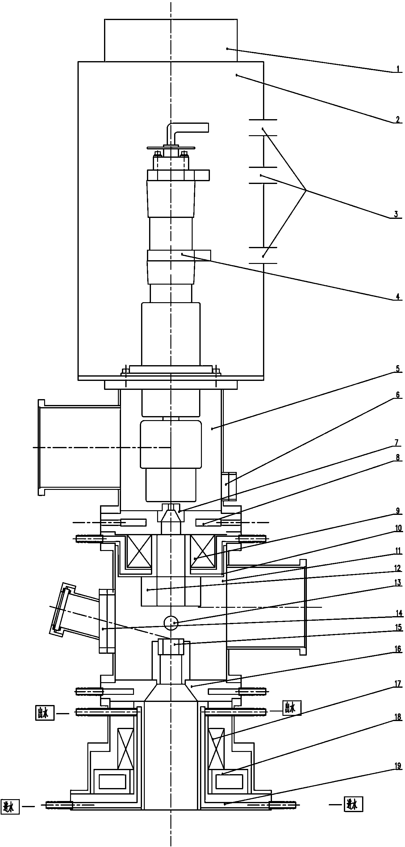 High-power electronic gun