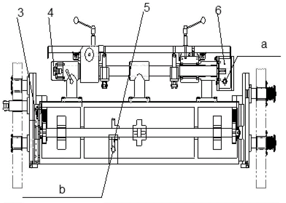 Scraper one-key reset device