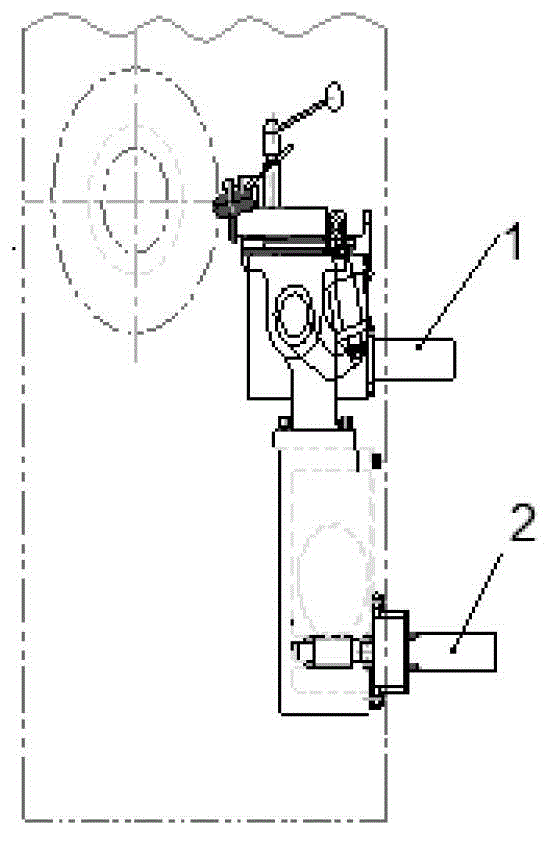 Scraper one-key reset device