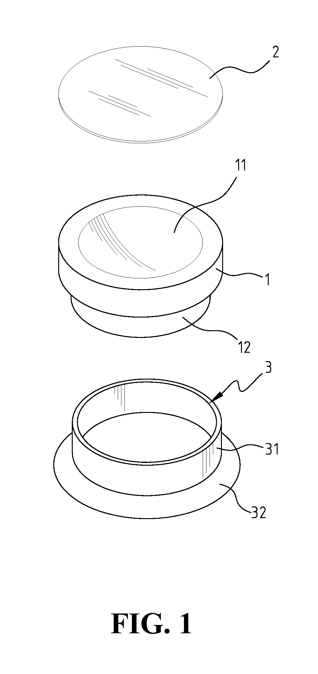 Liquid diagnostic contact lens