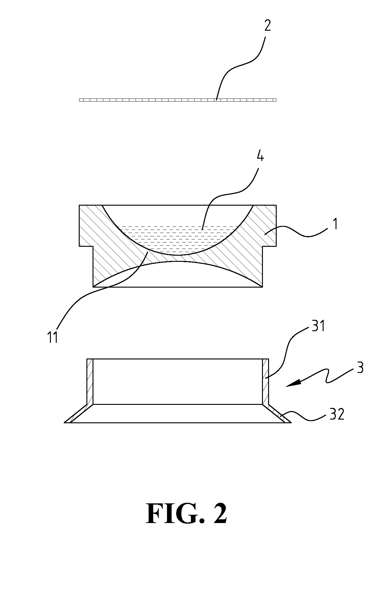 Liquid diagnostic contact lens